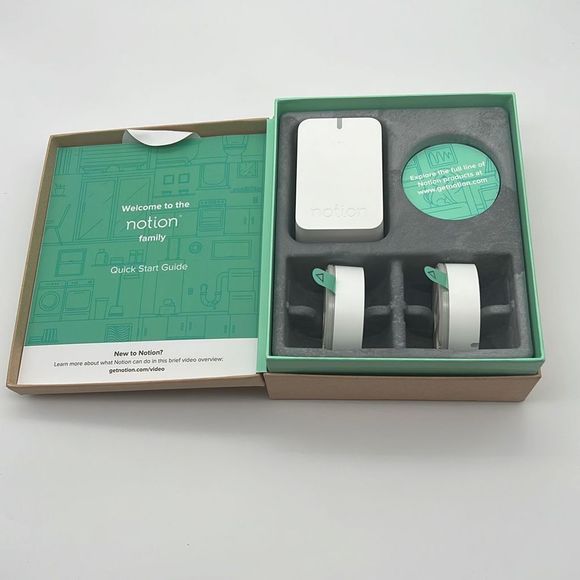 Notion Other Notion Smart Home Monitoring System 2 Sensors And Bridge Kit Hippo